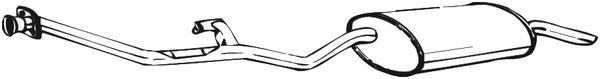 BOSAL 285-125 Silenziatore...