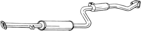 BOSAL 285-303 Silenziatore...