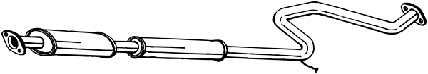 BOSAL 285-397 Silenziatore centrale-Silenziatore centrale-Ricambi Euro