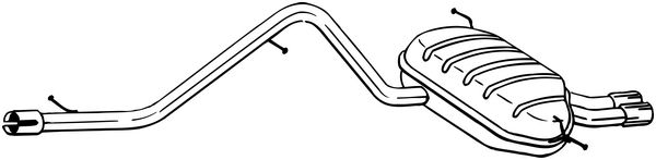 BOSAL 285-453 Silenziatore...