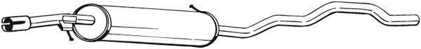 BOSAL 285-515 Silenziatore...