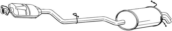 BOSAL 286-055 Silenziatore...