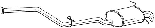 BOSAL 286-105 Silenziatore...