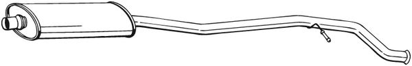 BOSAL 286-077 Silenziatore...