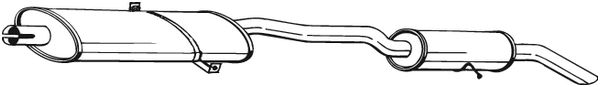 BOSAL 286-145 Silenziatore...