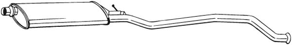 BOSAL 286-251 Silenziatore...