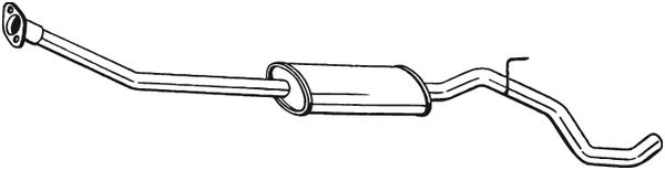 BOSAL 286-277 средно гърне