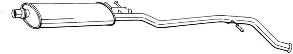 BOSAL 287-093 Silenziatore...