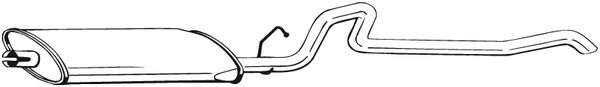BOSAL 287-183 Silenziatore...