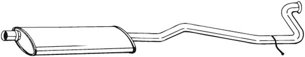 BOSAL 287-255 Silenziatore...