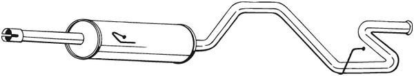 BOSAL 287-357 Silenziatore...