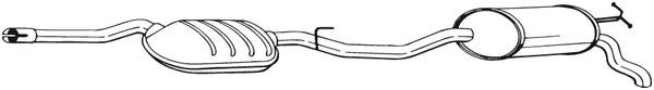 BOSAL 288-291 Silenziatore...