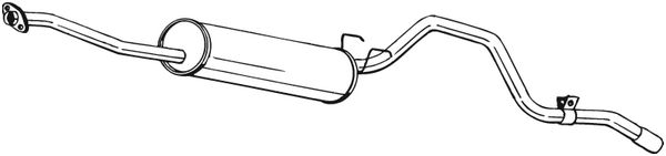 BOSAL 287-667 Silenziatore...