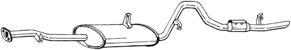 BOSAL 289-775 Silenziatore...