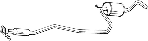 BOSAL 290-793 Silenziatore...