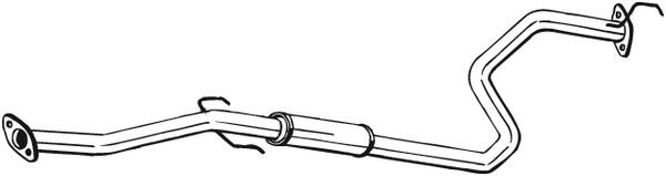 BOSAL 292-349 Silenziatore centrale-Silenziatore centrale-Ricambi Euro