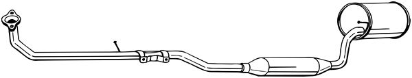 BOSAL 292-511 предно гърне