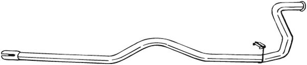 BOSAL 538-937 Tubo gas scarico