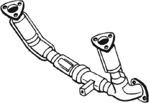 BOSAL 750-037 Tubo gas scarico