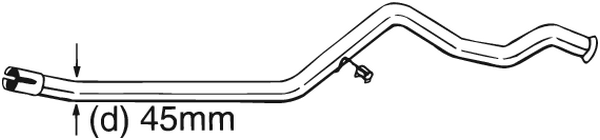 BOSAL 889-503 Tubo riparazione, Catalizzatore-Tubo riparazione, Catalizzatore-Ricambi Euro