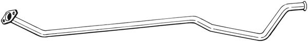 BOSAL 956-103 Tubo gas scarico