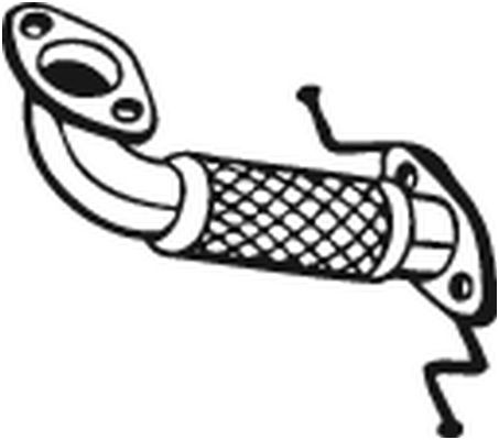 POLMO 45.28 Eksosrør