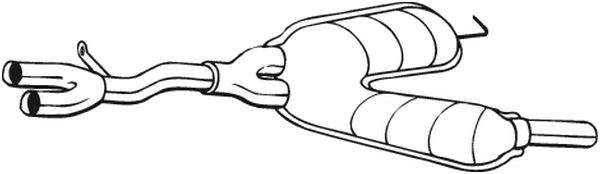 BOSAL 280-077 Silenziatore...