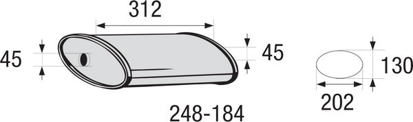 BOSAL 248-184 Средно гърне,...