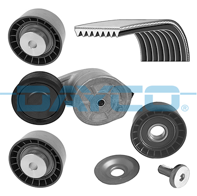 DAYCO KPV127HD Kit Cinghie Poly-V-Kit Cinghie Poly-V-Ricambi Euro