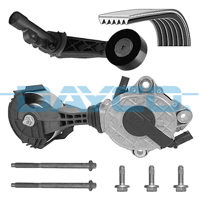 DAYCO KPV283 Kit Cinghie Poly-V-Kit Cinghie Poly-V-Ricambi Euro