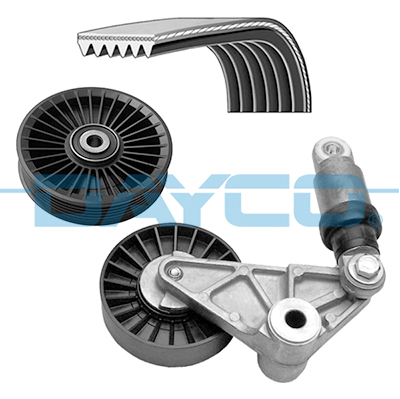 DAYCO KPV331 Kit Cinghie Poly-V-Kit Cinghie Poly-V-Ricambi Euro