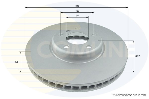 COMLINE ADC1790VL Comline Brake Disc for BMW