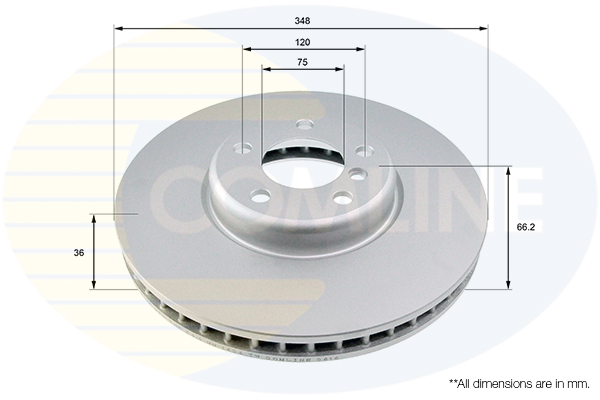 COMLINE ADC1791VR Comline Brake Disc for BMW
