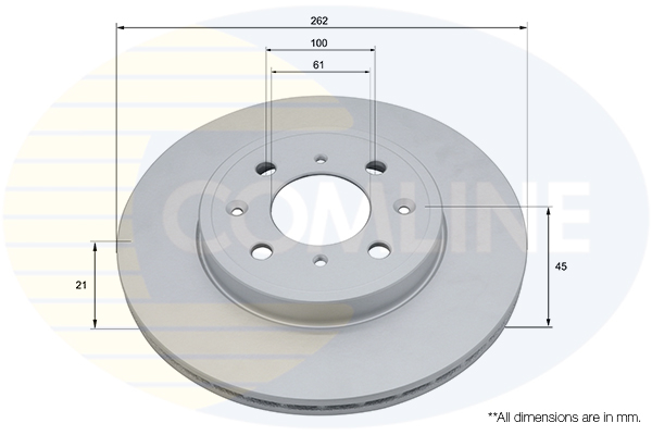 COMLINE ADC5230V Comline Brake Disc for HONDA