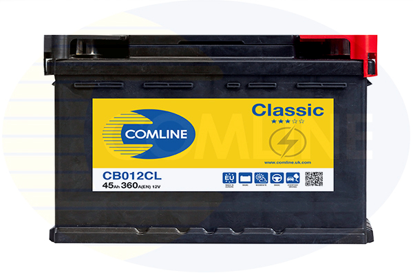 COMLINE CB012CL Starter Battery for ABARTH ALFA ROMEO AUDI AUSTIN AUTOBIANCHI BARKAS BMW CITROËN DACIA FIAT FORD GAZ HONDA HYUND