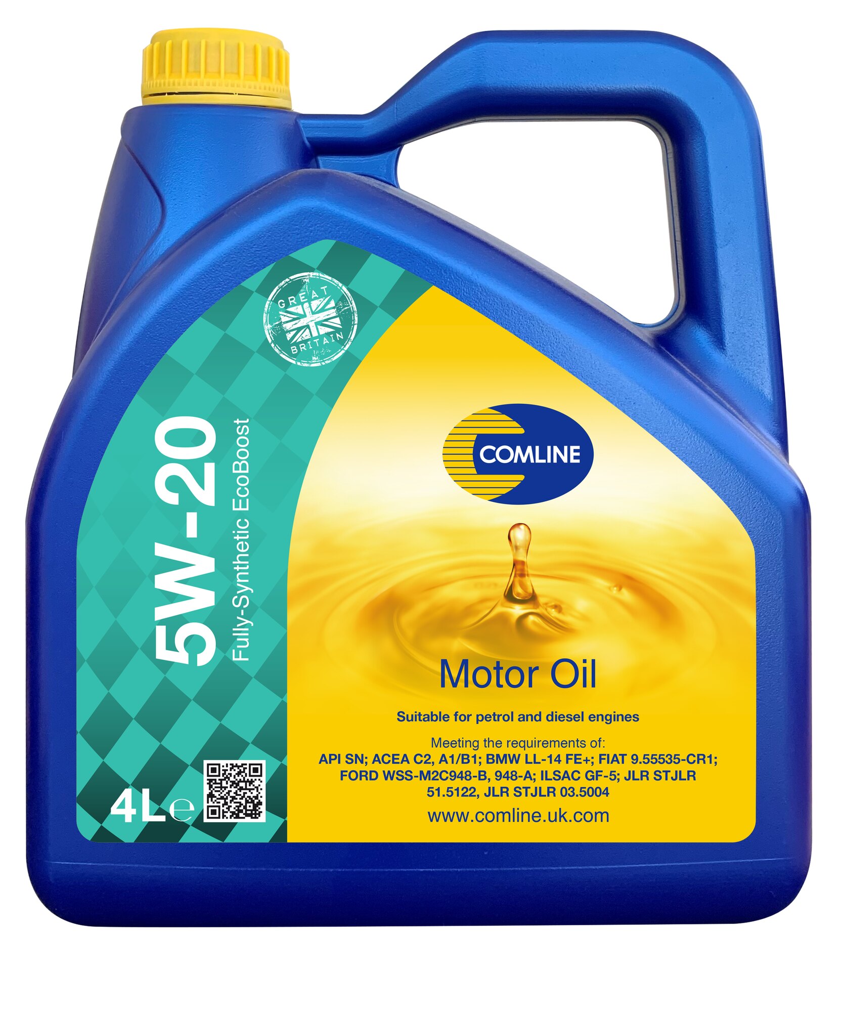 COMLINE CO5W20ECO-4 Engine Oil for FIAT FORD FORD USA JAGUAR JEEP KIA LANCIA LEXUS MITSUBISHI TOYOTA