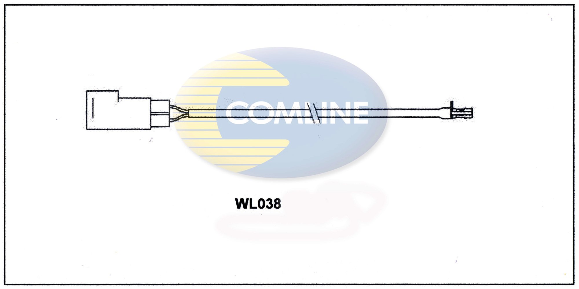 COMLINE WL038 Προειδοπ. επαφή, φθορά υλικού τριβής των φρένων for FORD