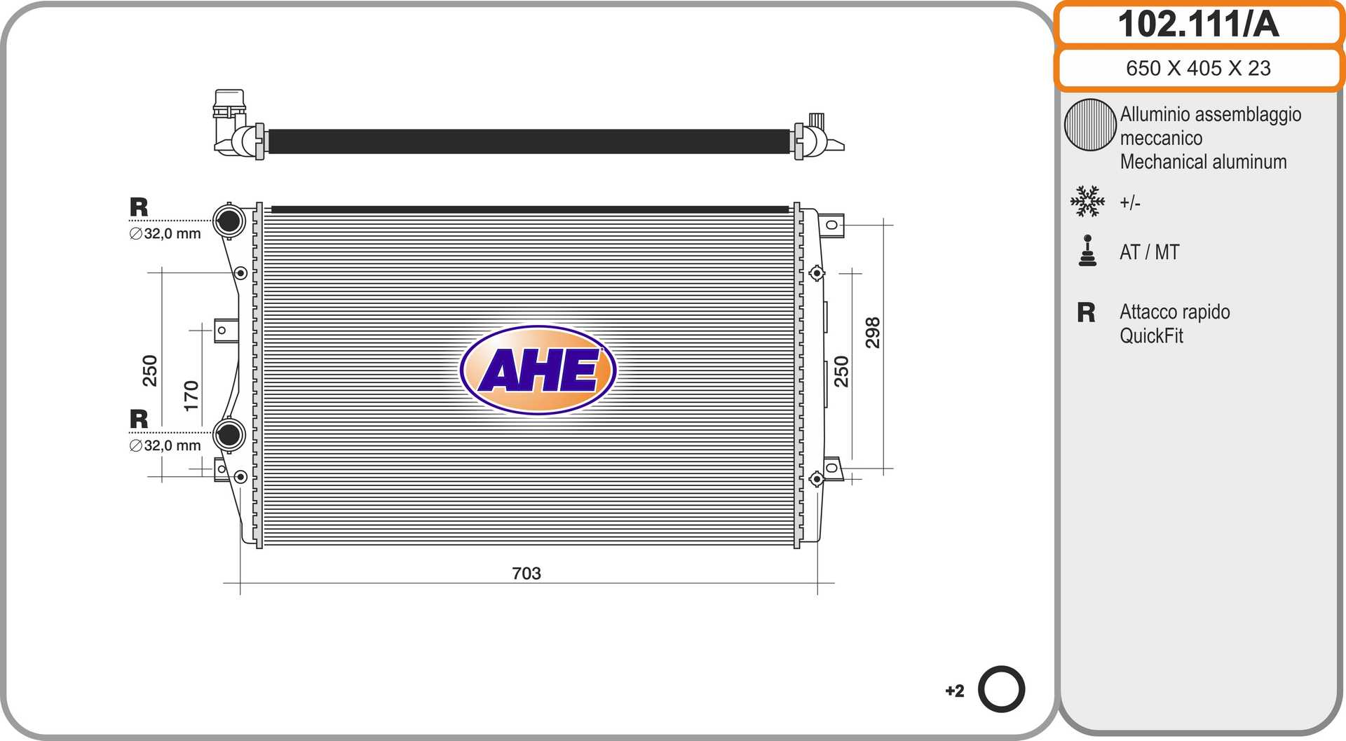AHE 102.111/A Radiatore,...