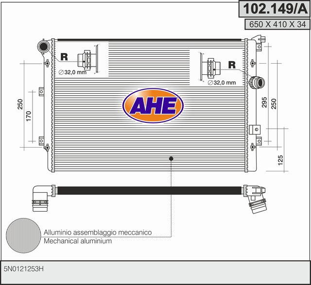 AHE 102.149/A Radiatore,...