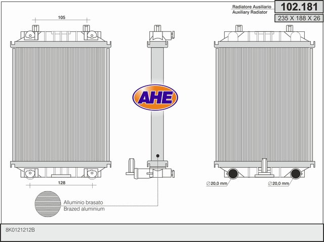 AHE 102.181 Radiatore,...