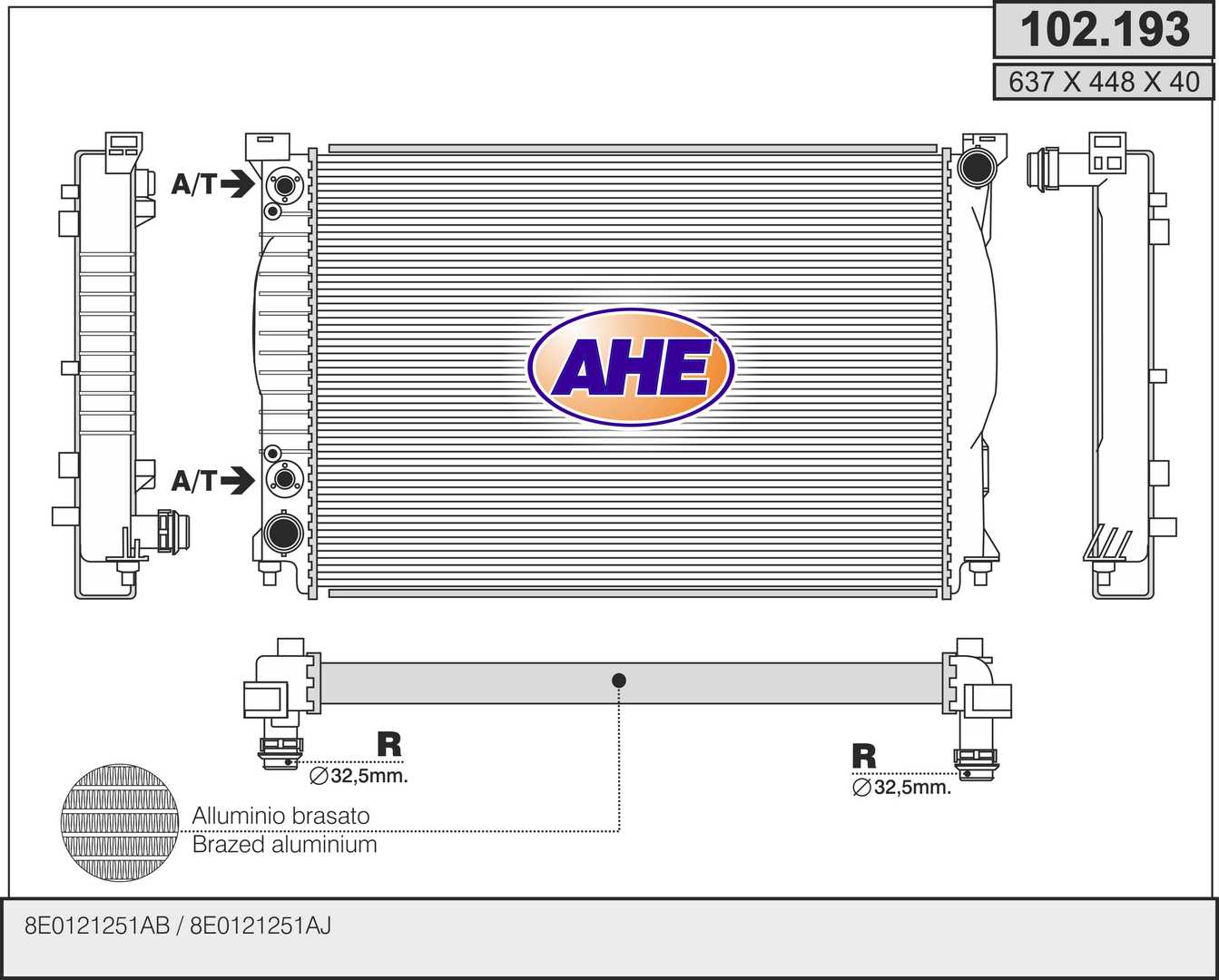 AHE 102.193 Radiatore,...