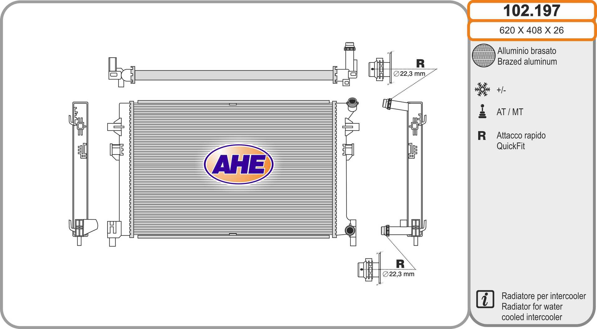 AHE 102.197 Radiatore,...