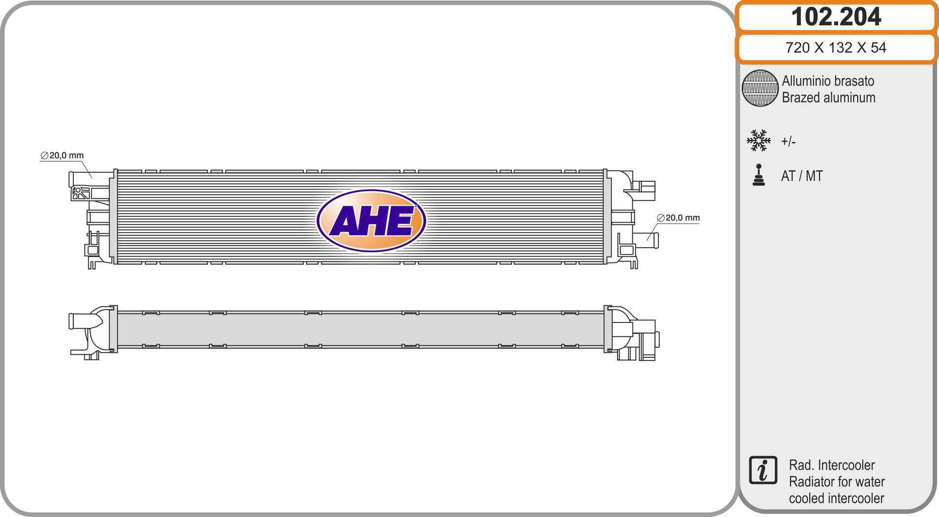 AHE 102.204 Radiatore,...