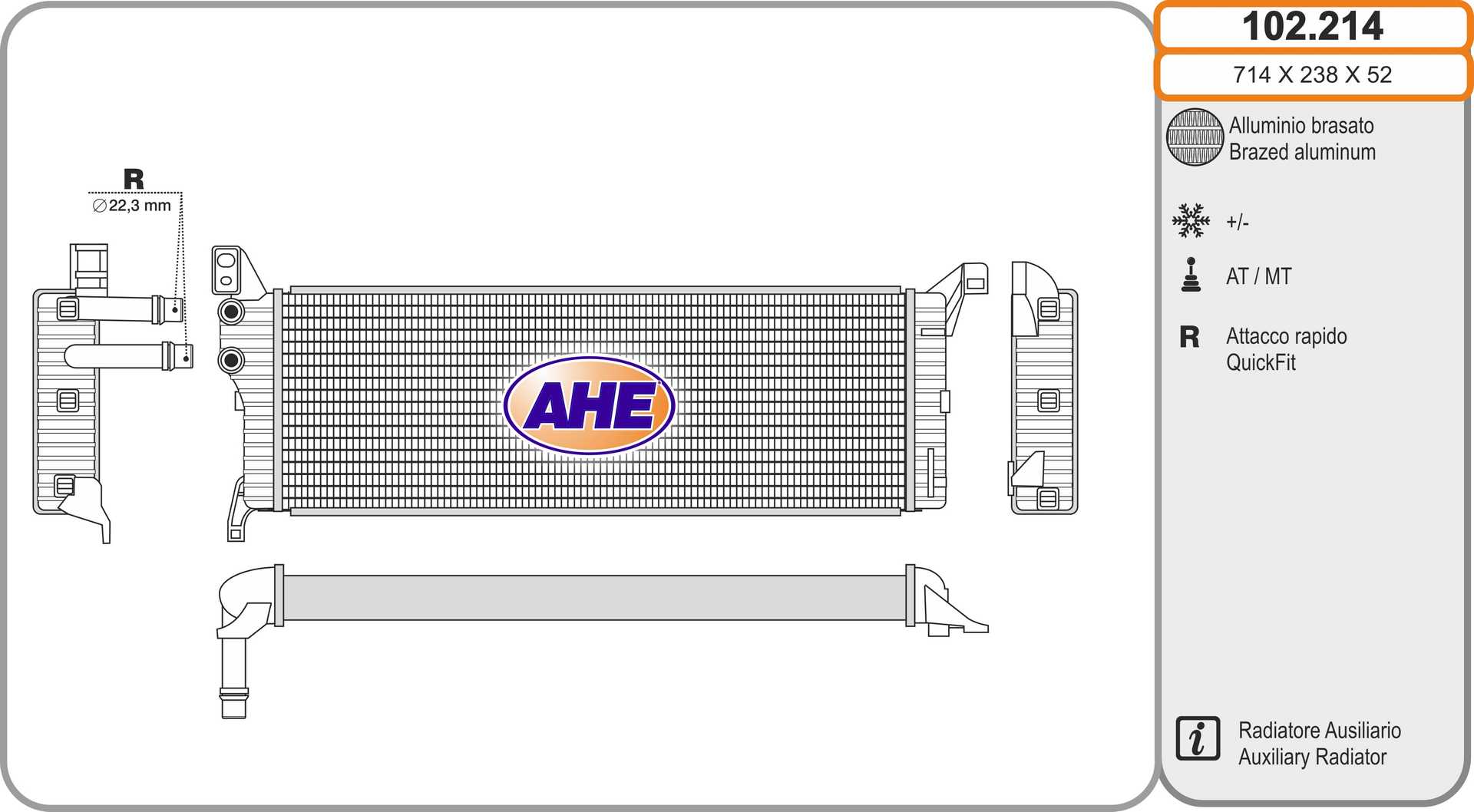 AHE 102.214 Radiatore,...