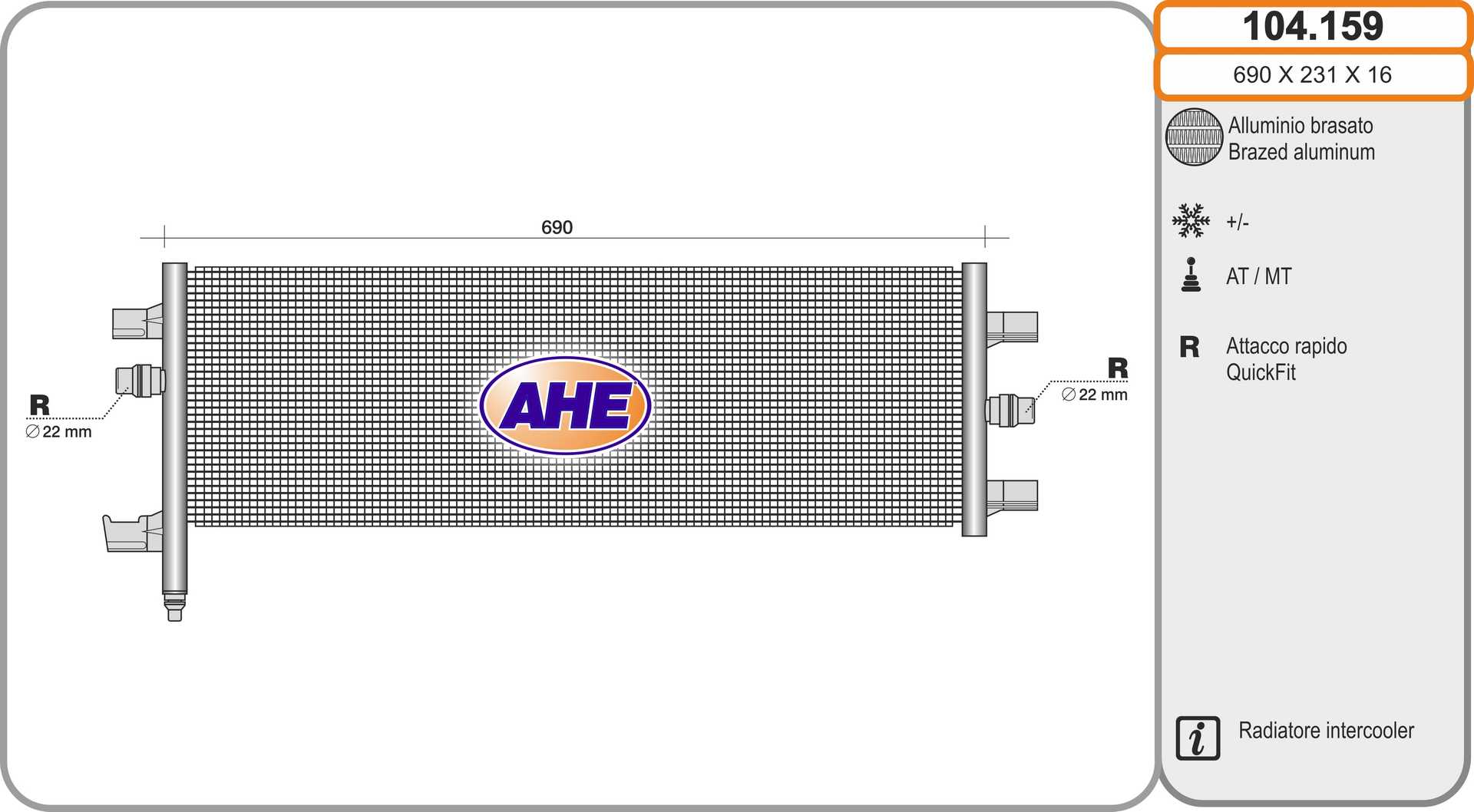 AHE 104.159 Radiatore,...