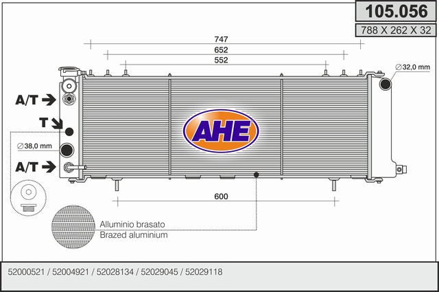 AHE 105.056 Radiatore,...