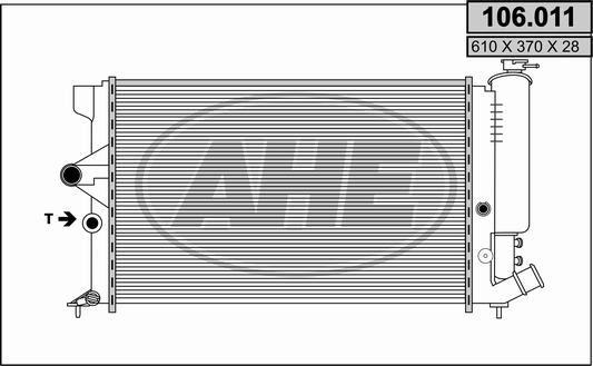 AHE 106.011 Radiatore,...