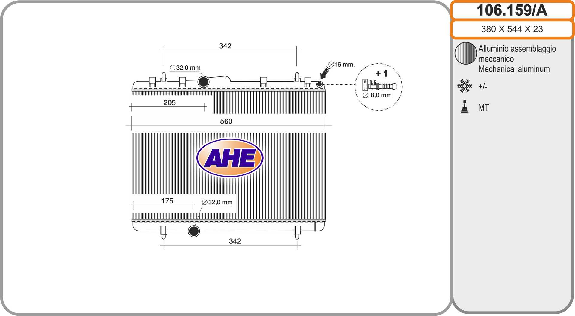AHE 106.159/A Radiatore,...