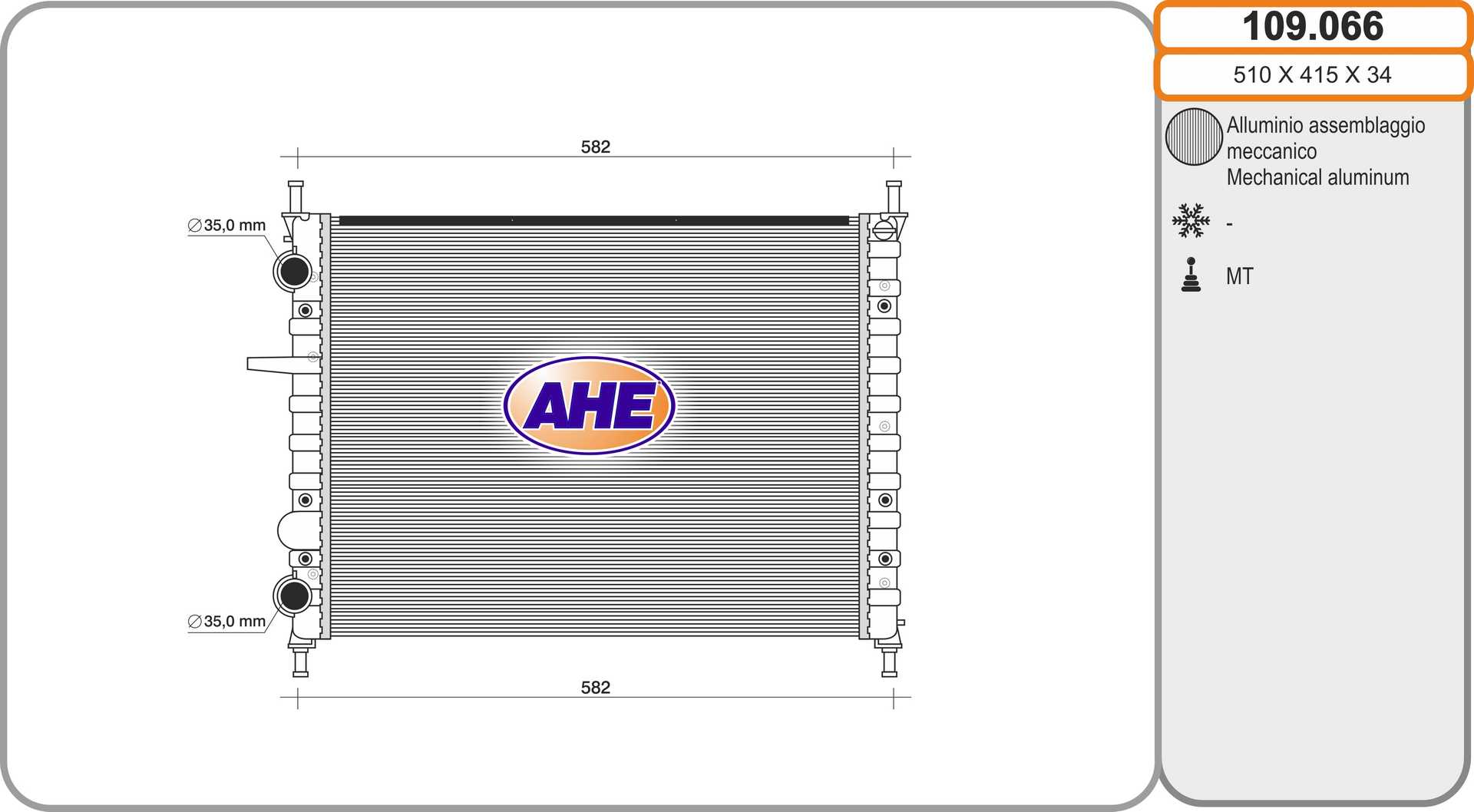 AHE 109.066 Radiatore,...