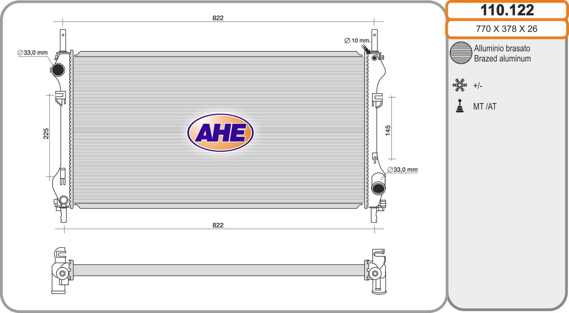 AHE 110.122 Radiatore,...